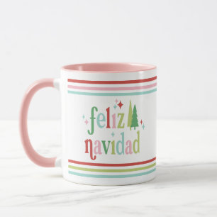 Mug Feliz Navidad   Noël rétro