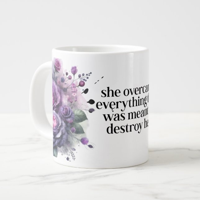 Mug féminin inspirant (Devant gauche)