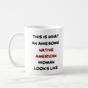 Mug femme amérindienne, géniale