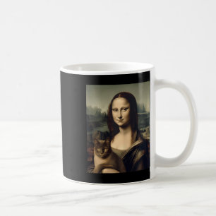 Mug Femme Amoureux des chats Mona Lisa Cat Kitten