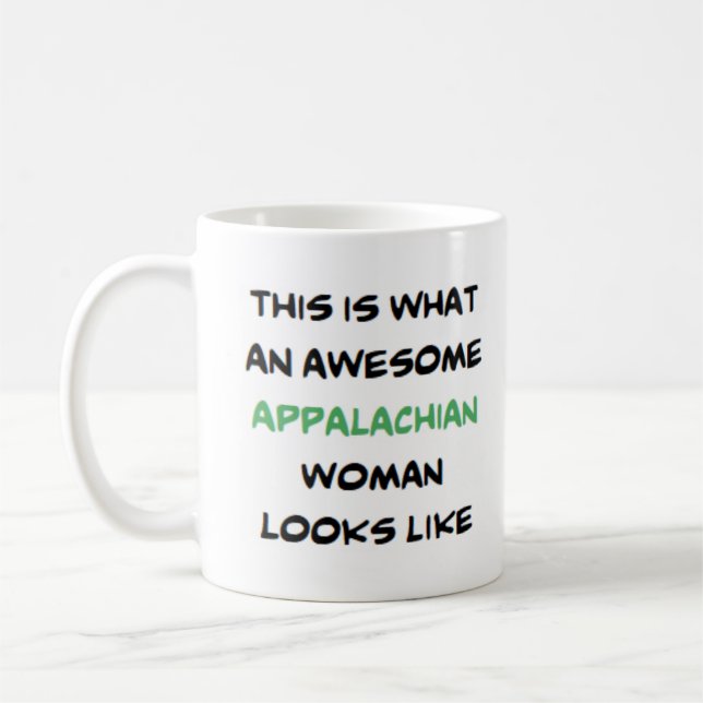 Mug femme appalachienne, géniale (Gauche)