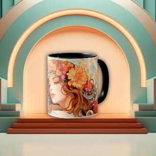 Mug Femme Art Nouveau Enchanted Bloom