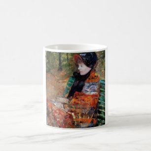 Mug Femme assise sur le banc, Mary Cassatt
