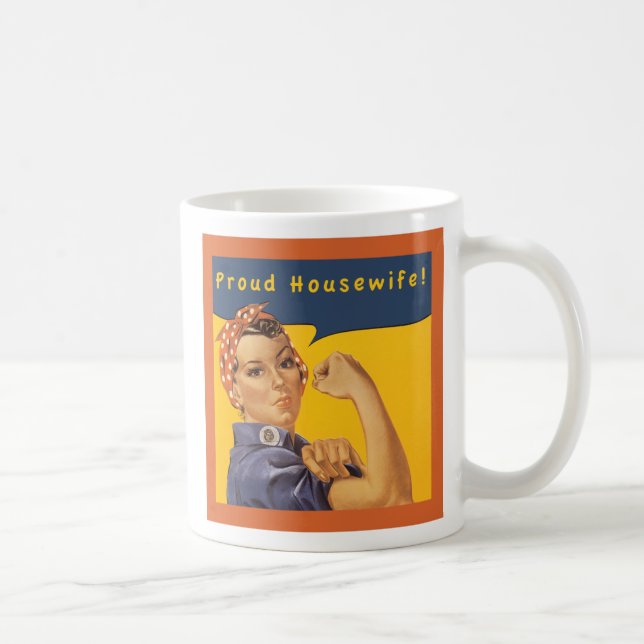 Mug Femme au foyer fière ! (Droite)