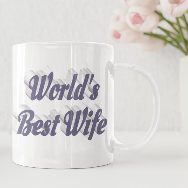 Mug Femme avec demi-texte gris (Créateur téléchargé)