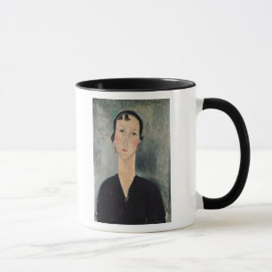 Mug Femme avec des boucles d'oreille