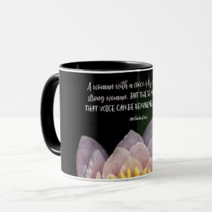 Mug Femme avec une voix