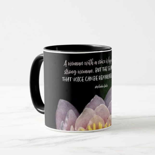 Mug Femme avec une voix (Devant gauche)
