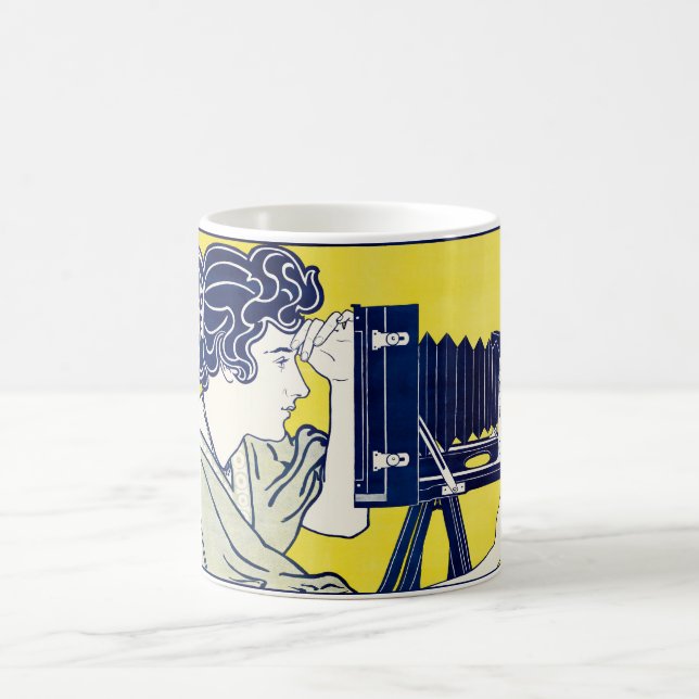 Mug Femme caméra, photographe, Van Caspel (Centre)