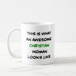 Mug femme chrétienne, formidable