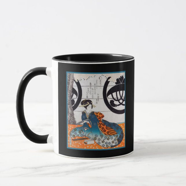 Mug Femme dans le style japonais du Japon d'art de (Gauche)