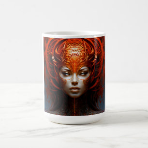 Mug Femme d'art magique Imaginaire