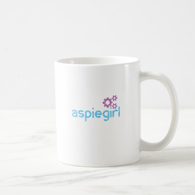 Mug Femme d'Aspiegirl avec Aspergers (Droite)