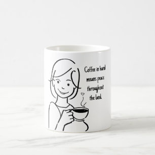 Mug Femme de café