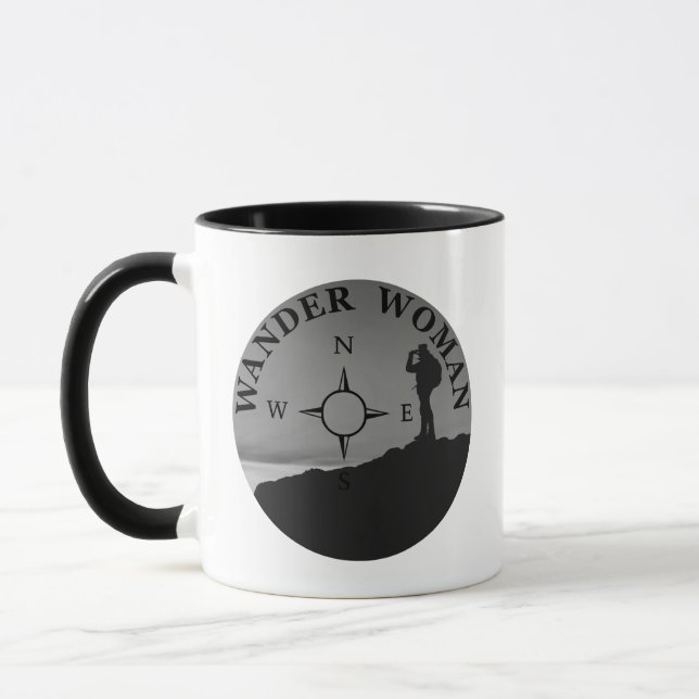 Mug Femme de camping de randonnée de randonnée (Gauche)