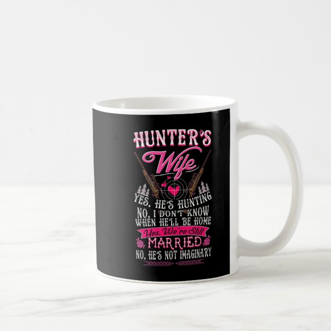 Mug Femme de chasseur Oui Il chasse un don de cerf pou (Droite)