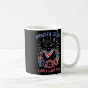 Mug Femme De Chat Sans Enfant Pour Kamala Harris 2024