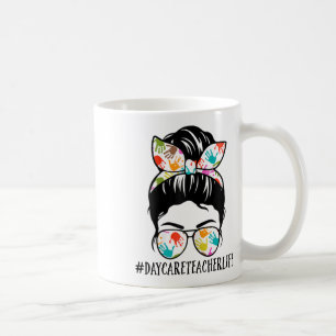 Mug Femme de la vie d'enseignante de garderie Nn Journ