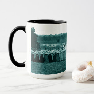 Mug Femme des années 1890 Tug-O-War Fox River vert