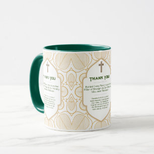 Mug ✝️ Femme du pasteur épouse apprécient Merci cadeau