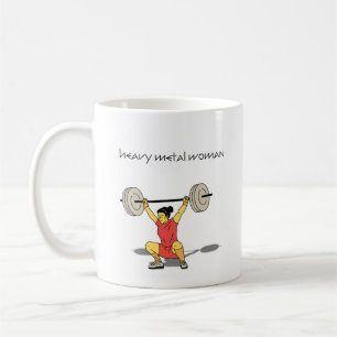 Mug Femme en métal lourd (Squat)