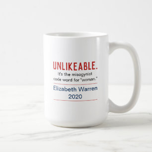 Mug Femme improbable Pro-Elizabeth Warren 2020