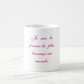 Mug Femme le de La de suis de Je plus le monde d'Au de