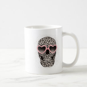 Mug Femme Léopard Gothique Cool Skeleton Cheetah
