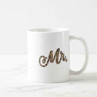Mug Femme Mariée Salle M. Empreinte de léopard Mariage