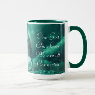 Mug Femme mythique envoyant des prières à l'univers