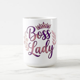 Mug Femme Patronne Florale