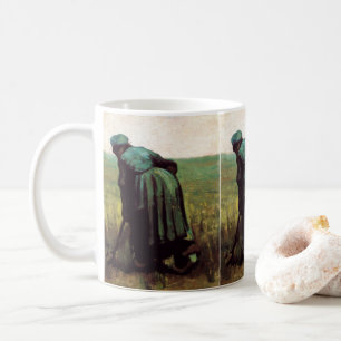Mug Femme paysanne creuser par Vincent van Gogh
