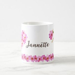 Mug Femme personnalisée couleur rose pâle