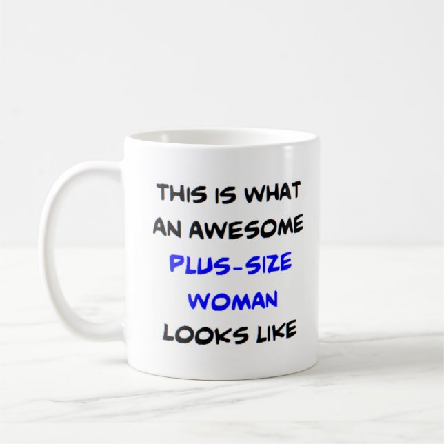 Mug femme plus grande, géniale (Gauche)