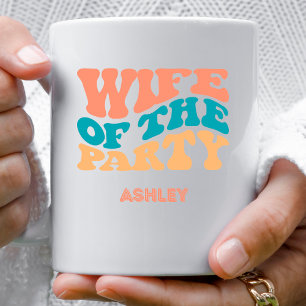 Mug Femme Rétro de la Fête Enterrement de Vie de Jeune