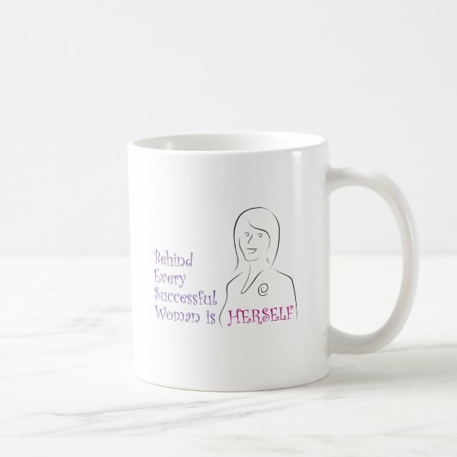 Mug Femme réussie (Droite)