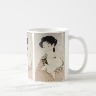 Mug Femme se poudrant le cou par Hashiguchi Goyo
