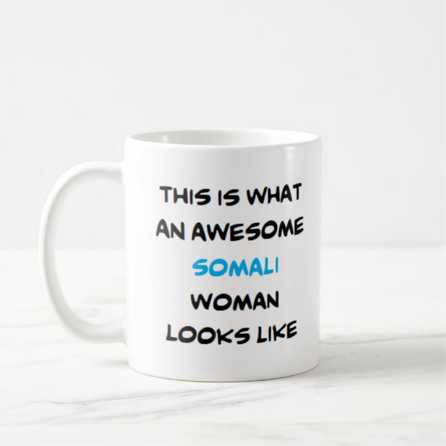Mug femme somalienne, géniale (Gauche)
