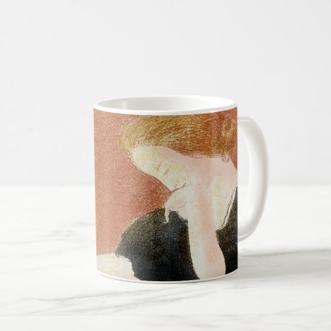 Mug Femme tenant un Rose, Maurice Denis (Devant droit)