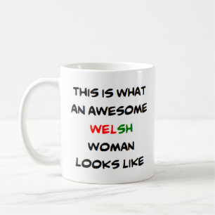 Mug femme welsh, géniale