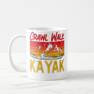 Mug Femmes crawl marche kayak aime pagaie plus vite ri