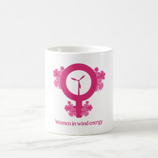 Mug Femmes dans l'énergie éolienne – Cadeau féministe