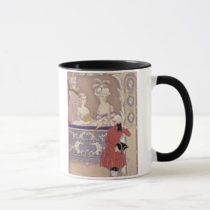 Mug Femmes dans une boîte de théâtre, illustration 