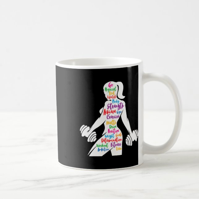 Mug Femmes Gymnase Motivation entraînement Motivation  (Droite)