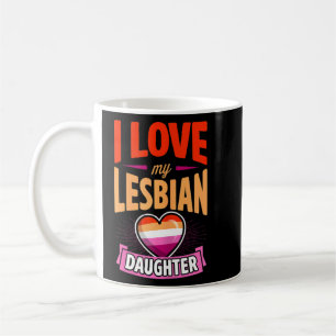 Mug Femmes J'Aime Ma Fille Lesbienne Fier Lgbtq Maman