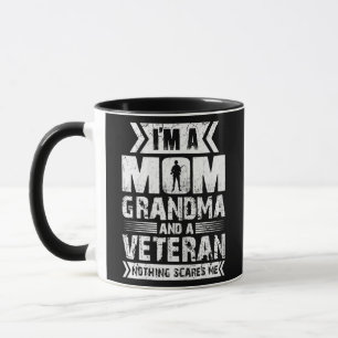 Mug Femmes Je suis une maman grand-mère et un vétéran 