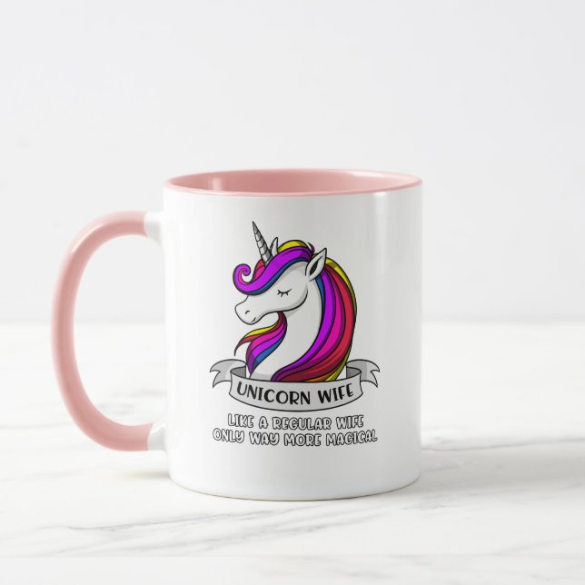 Mug Femmes magiques d'épouse de licorne (Gauche)