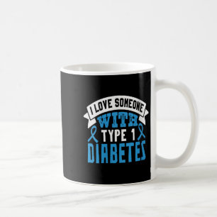 Mug Femmes Type 1 Diabète Aimer Diabète juvénile Bleu