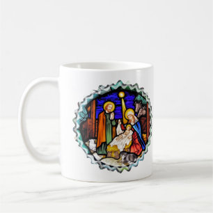 MUG FENÊTRE ANCIENNE NATIVITÉ ANGLOPHONE