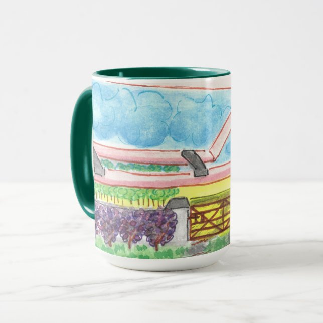 Mug Fenêtre cuisine irlandaise (Devant gauche)